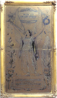 Plaque de cuivre en hommage à Edouard Anseele - 1924